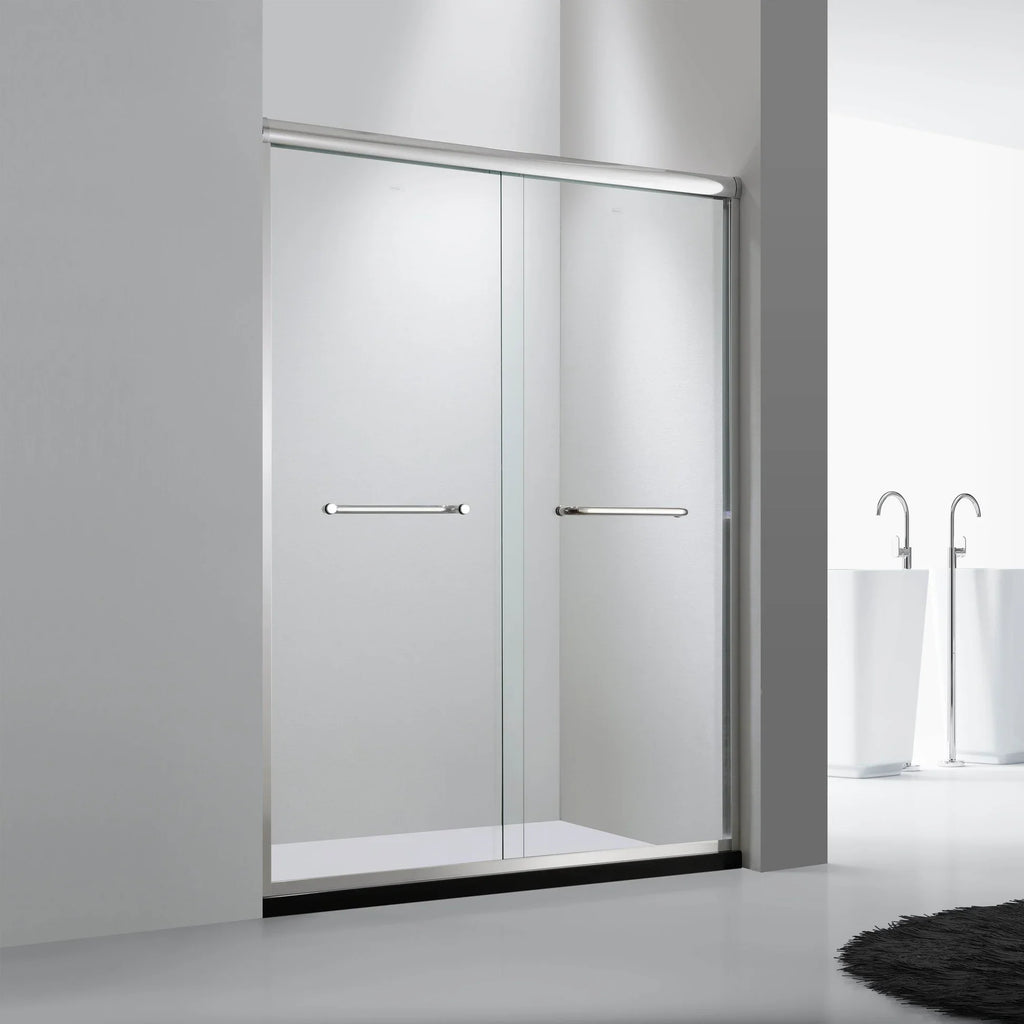Dreamwerks Bright Chrome Sliding Shower Door