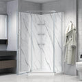 Capri Neo Angle Brushed Nickel Shower Kit