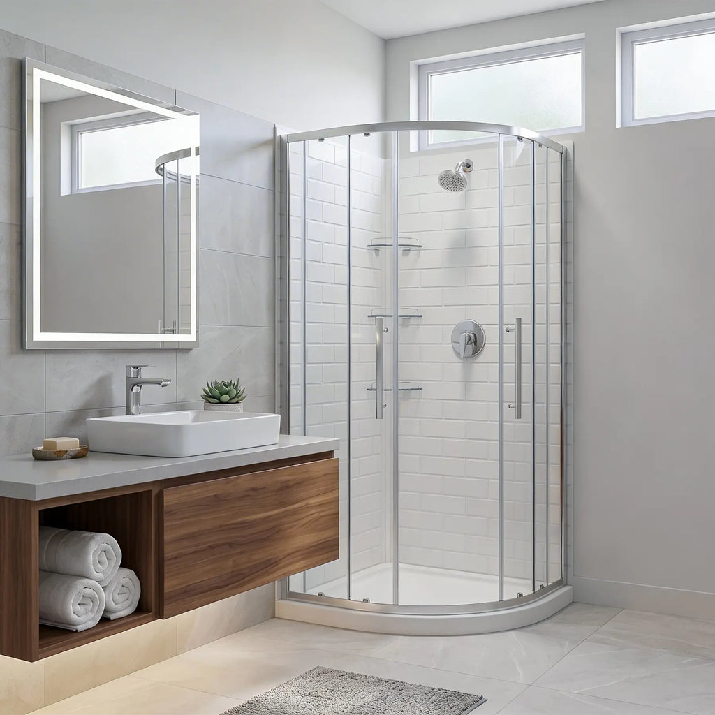 Monaco Round Chrome Shower Kit