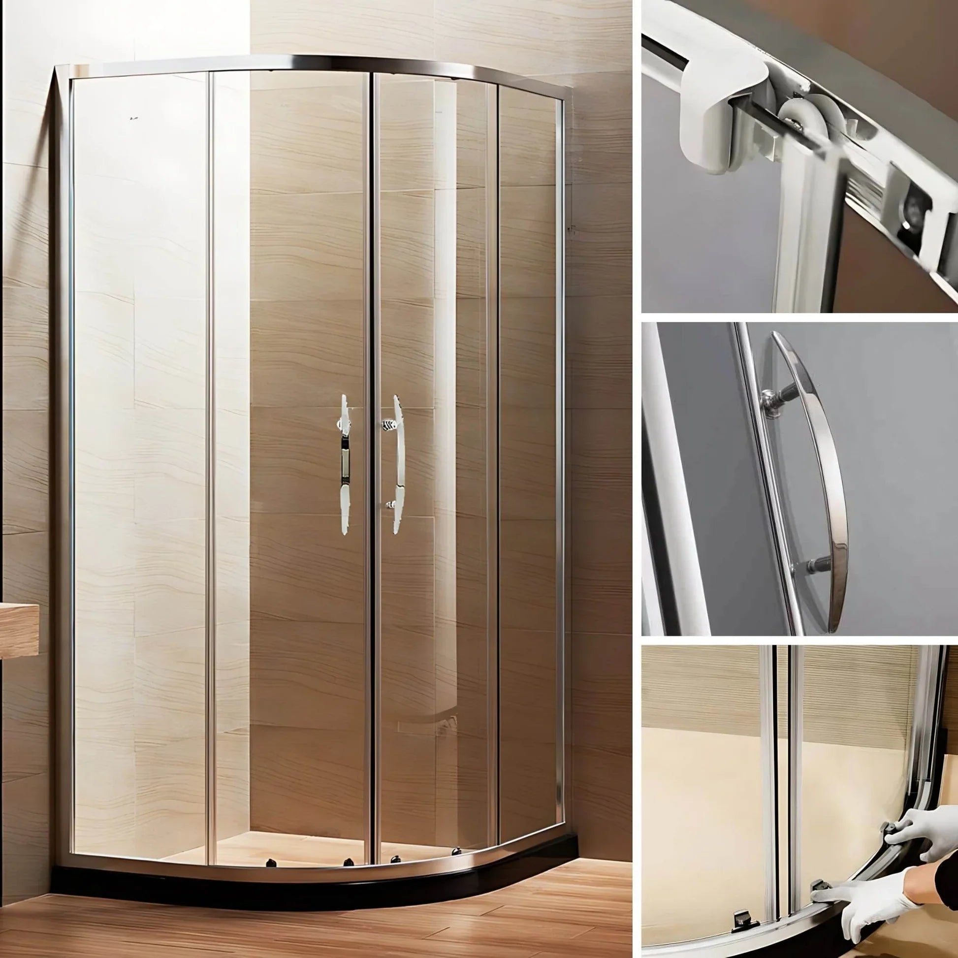 Framed Sliding Shower Enclosure