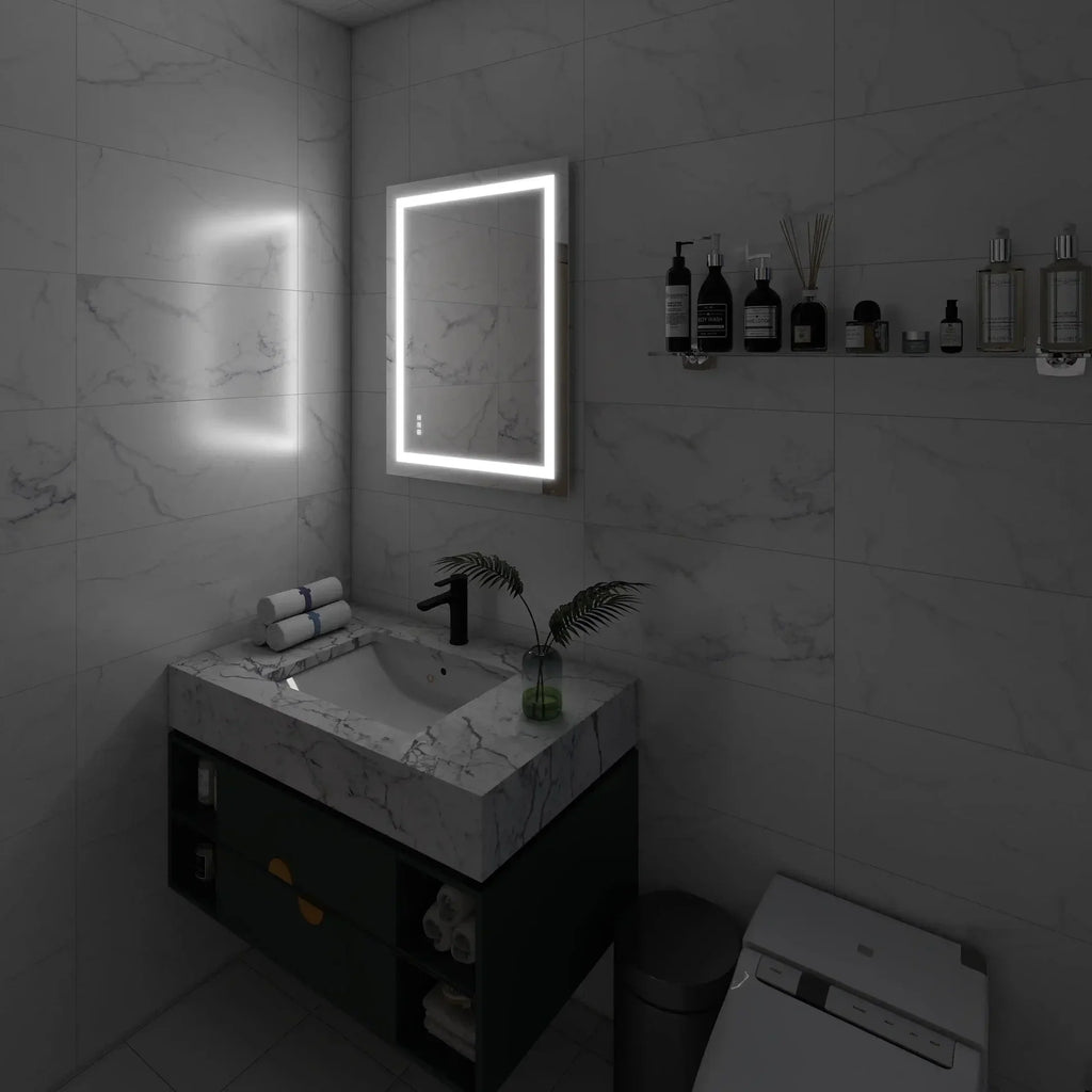Mariana Rectangular LED Bathroom Mirror Dimmer