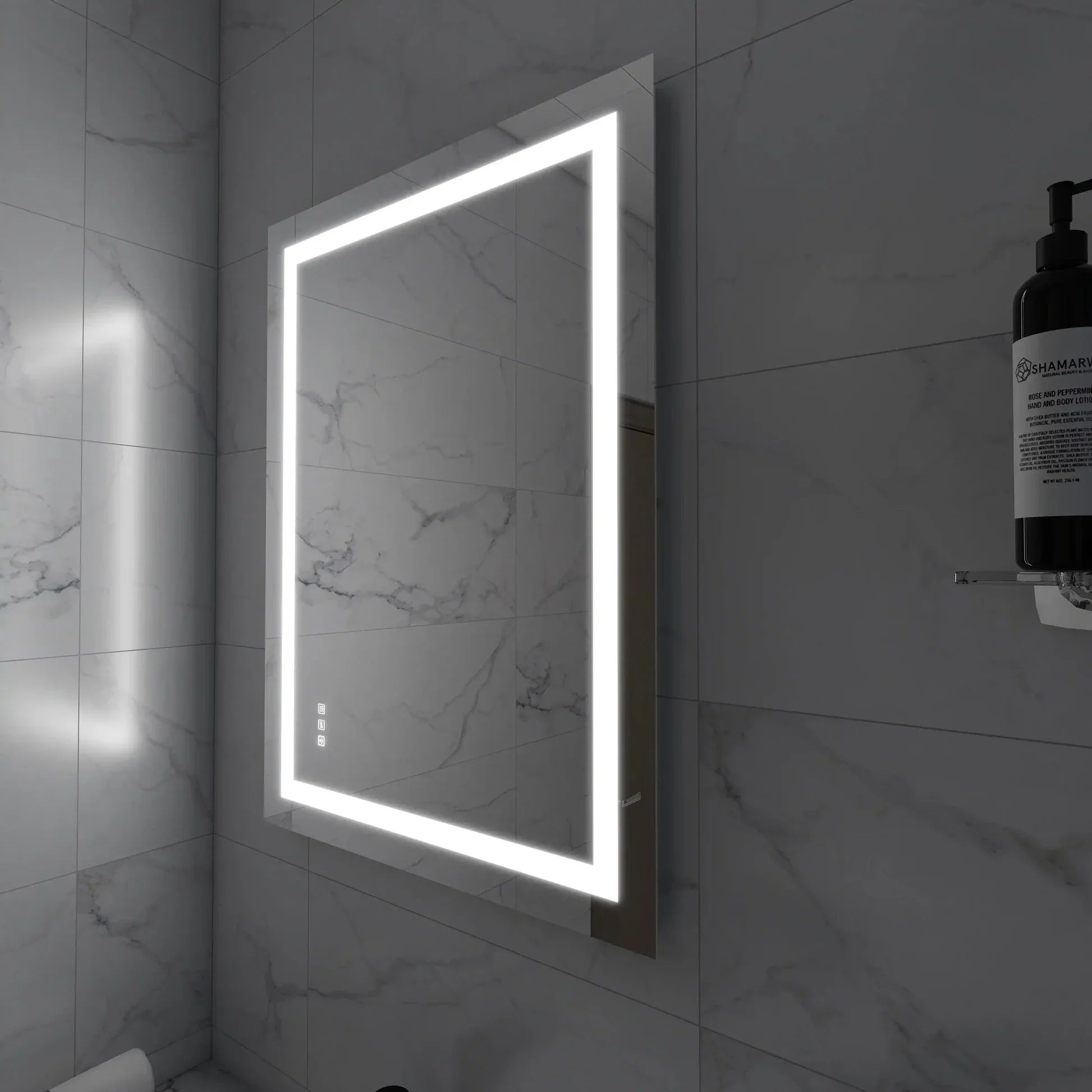 Mariana Rectangular LED Bathroom Mirror Dimmer