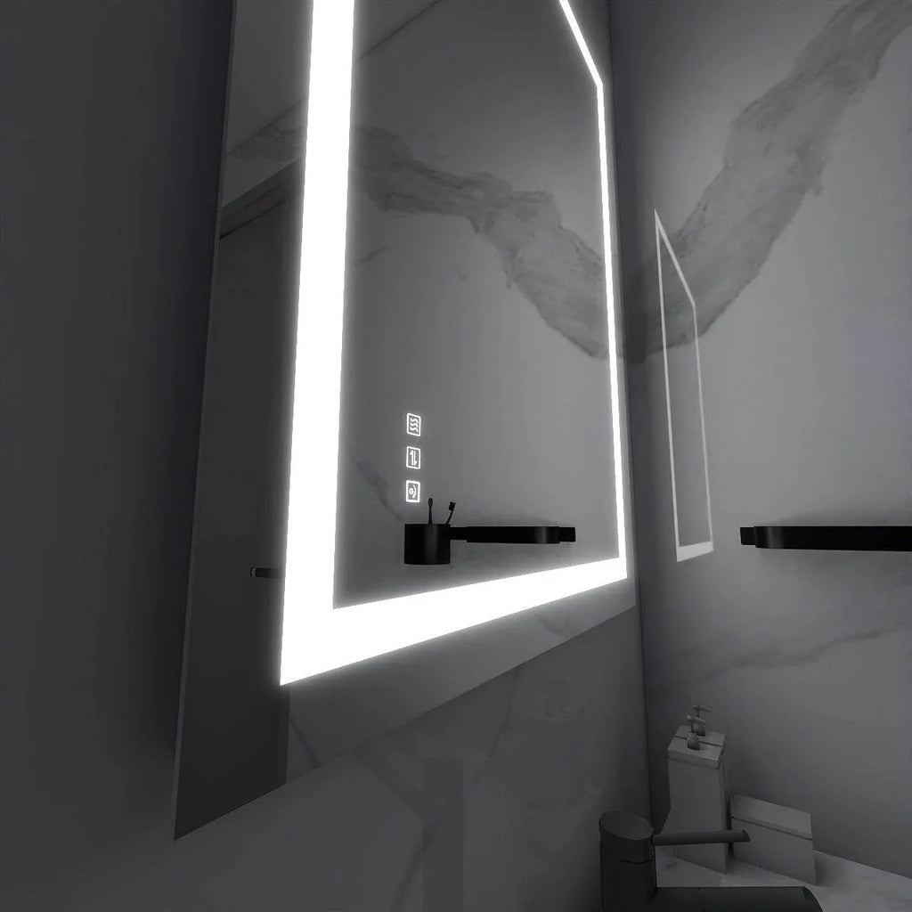Mariana Rectangular LED Bathroom Mirror Dimmer