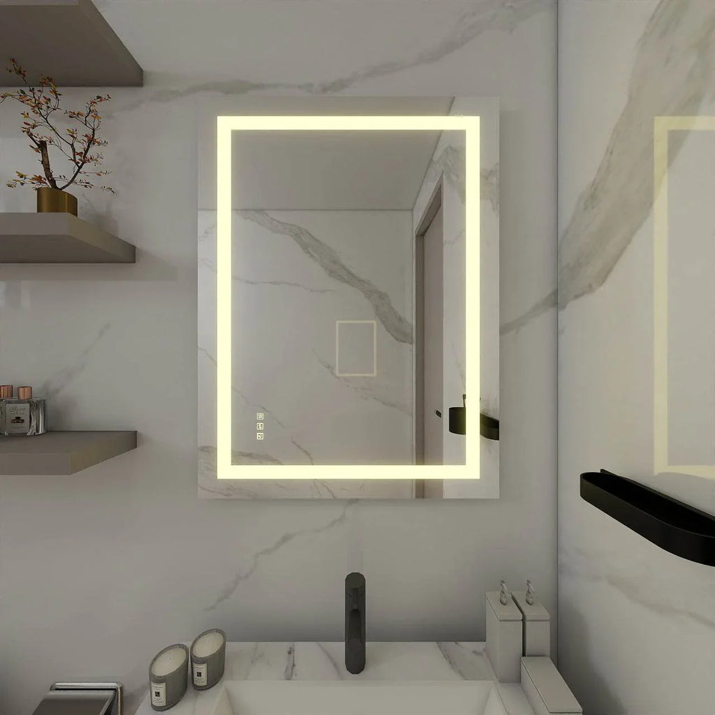 Mariana Rectangular LED Bathroom Mirror Dimmer