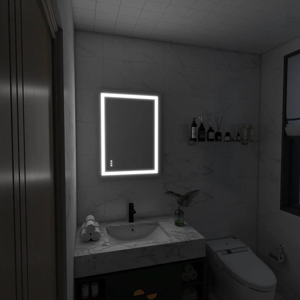 Mariana Rectangular LED Bathroom Mirror Dimmer