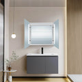 Medicine Cabinet with Mirrored Doors