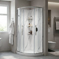 Monaco Round Brushed Nickel Shower Kit