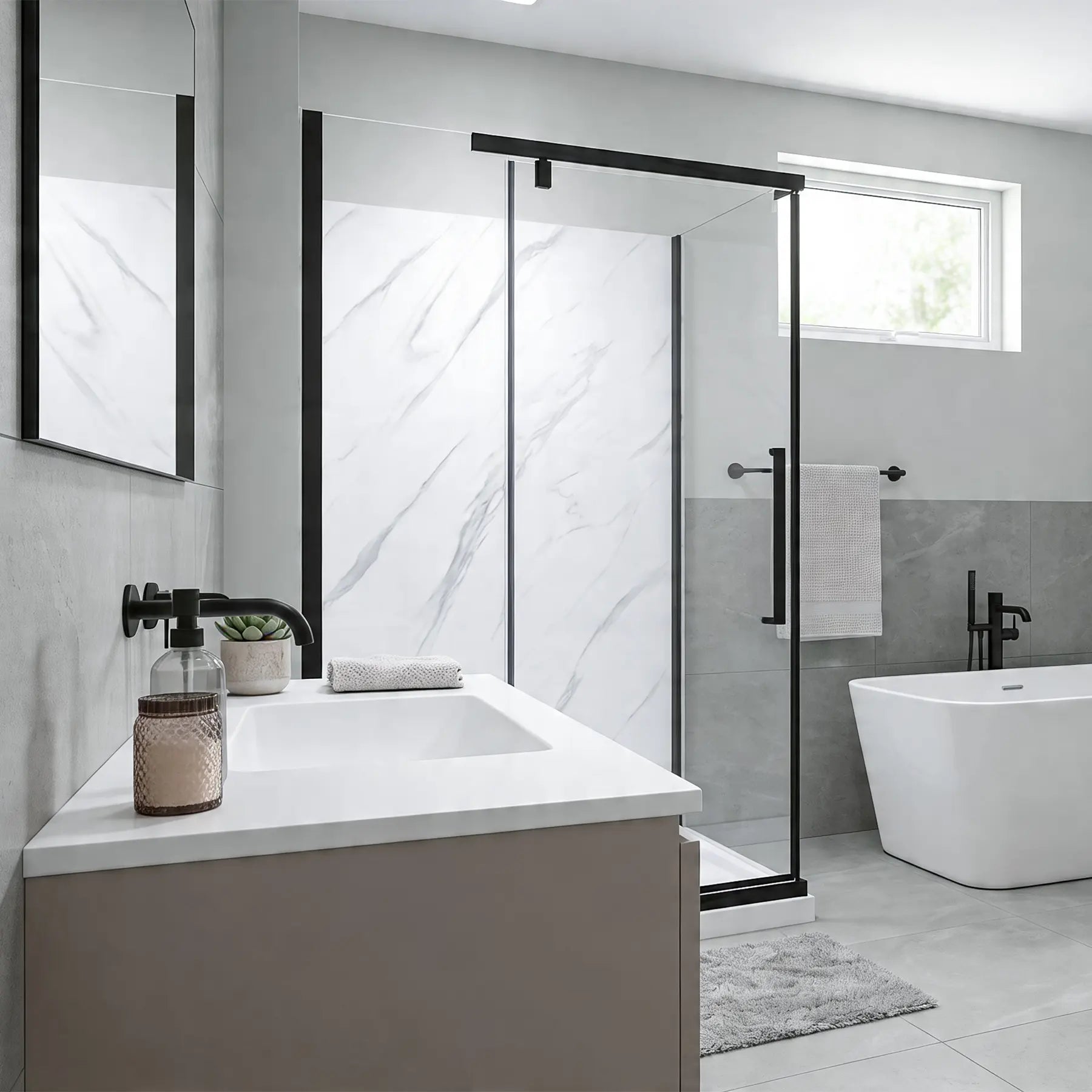 Vienna Rectangular Shower Kit