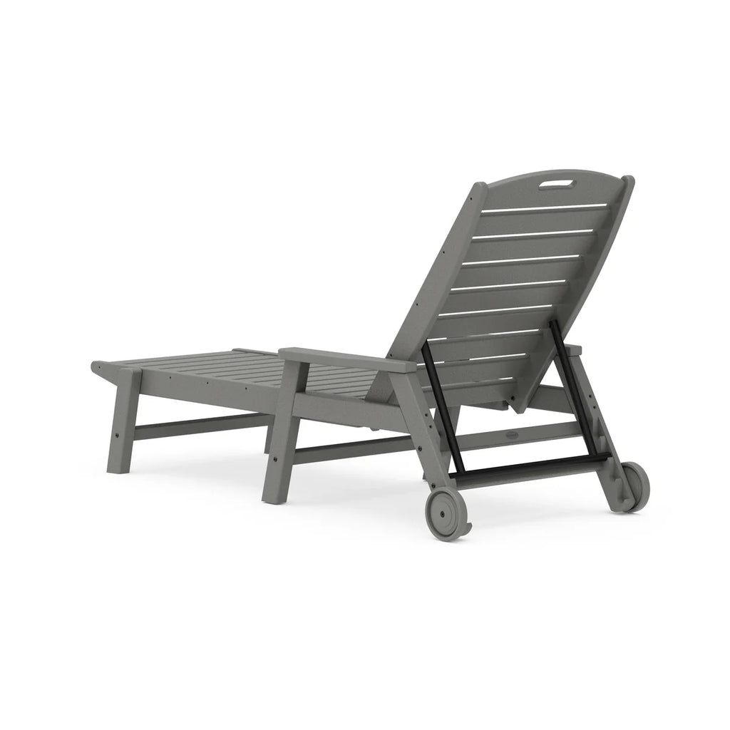 Chaise with Arms & Wheels