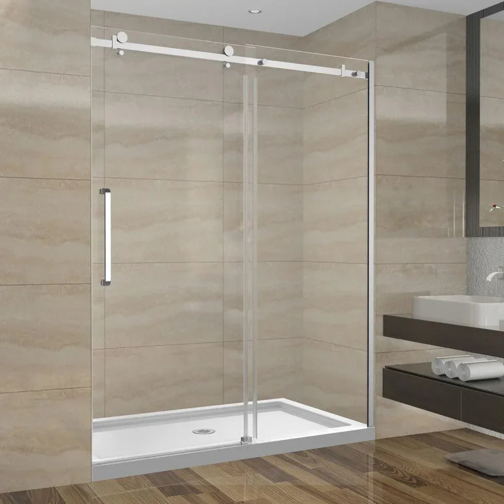 Alcove Reversible Sliding Shower Door
