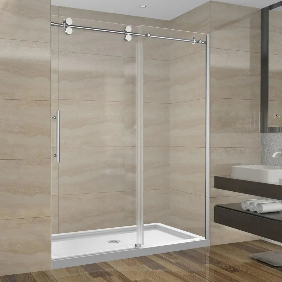 Alcove Reversible Sliding Shower Door