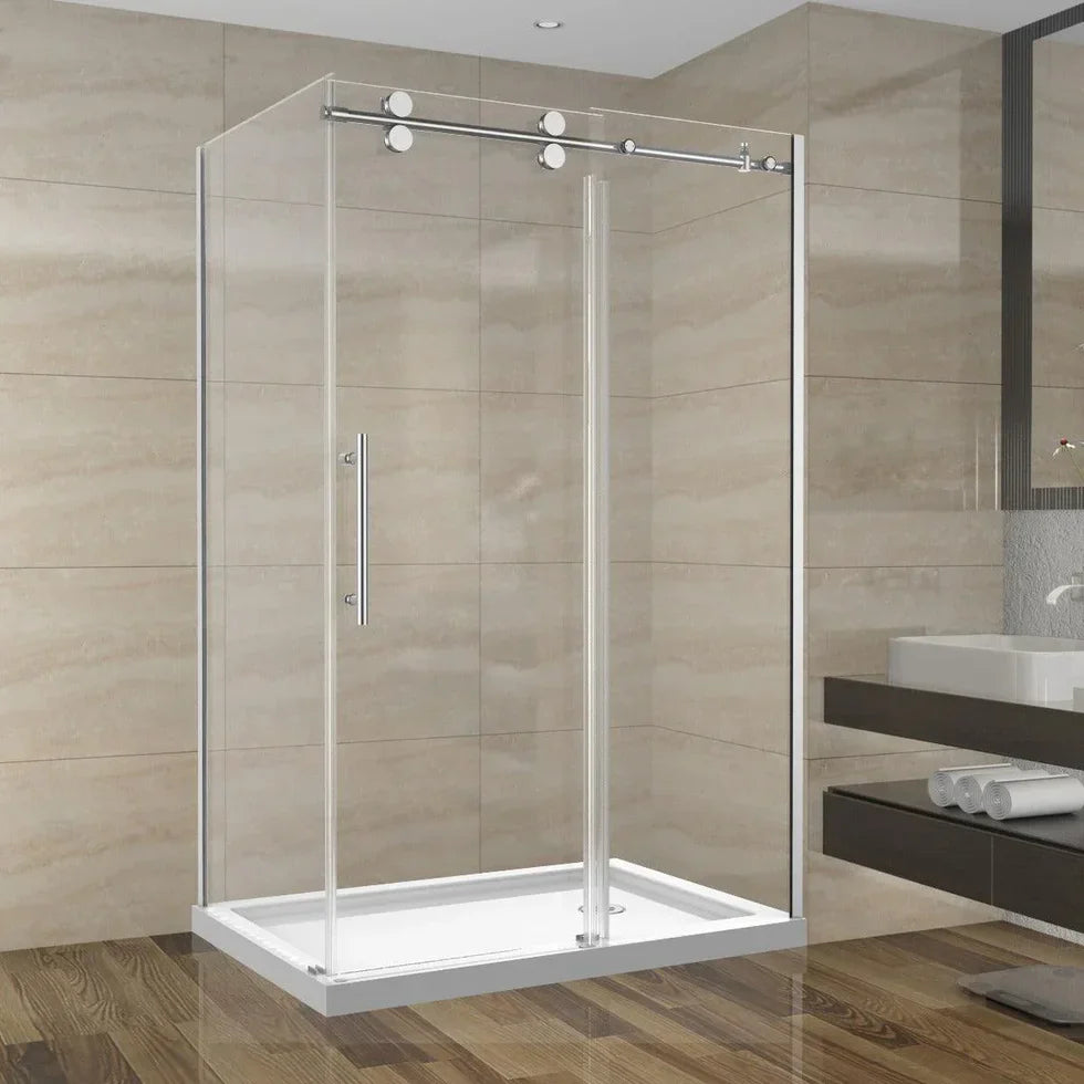 Reversible Sliding Shower Door