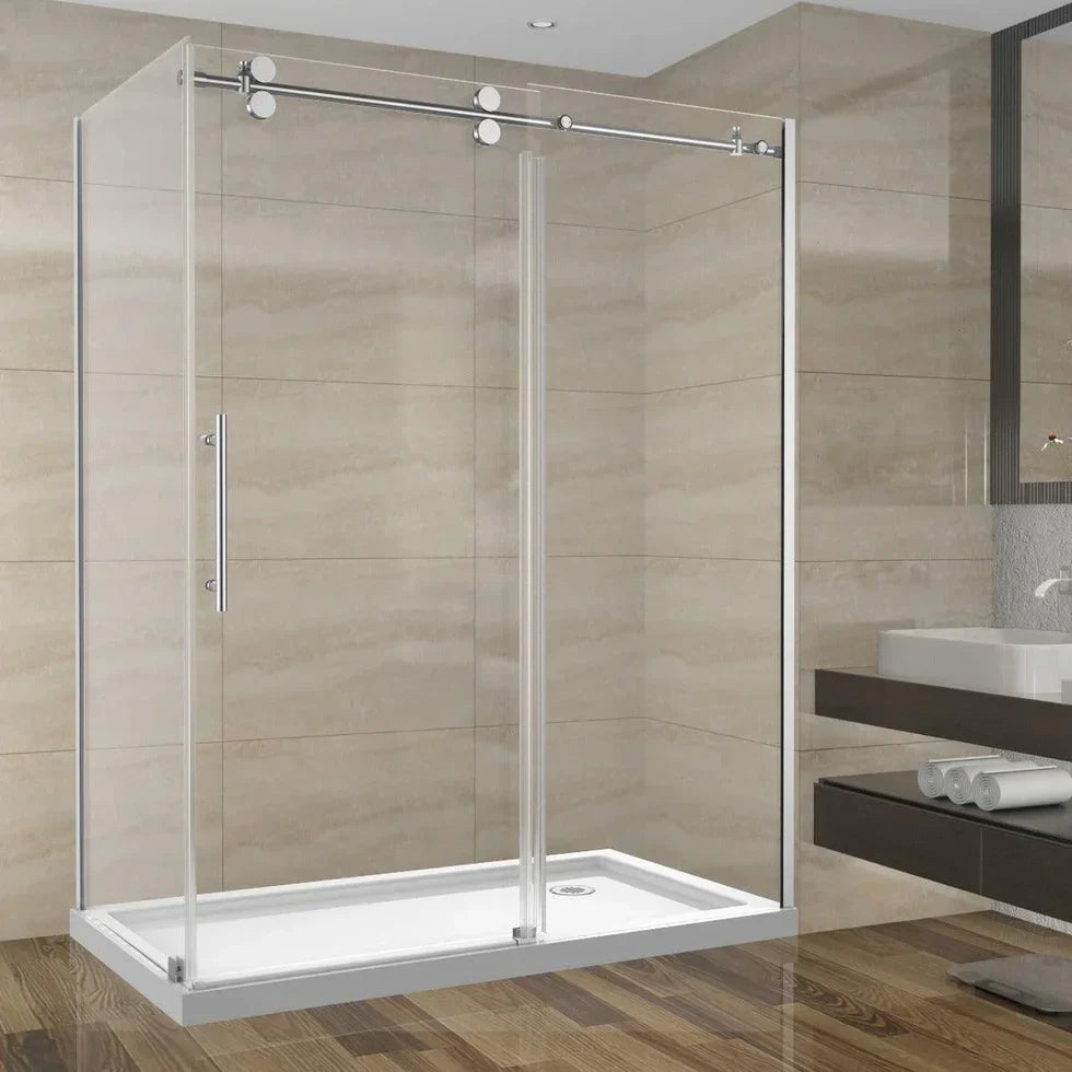 Reversible Sliding Shower Door