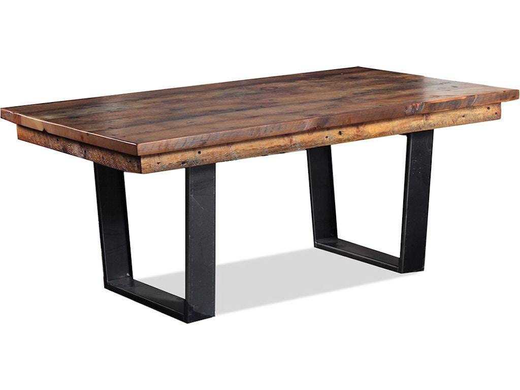 Granary Dining Table With Steel Base