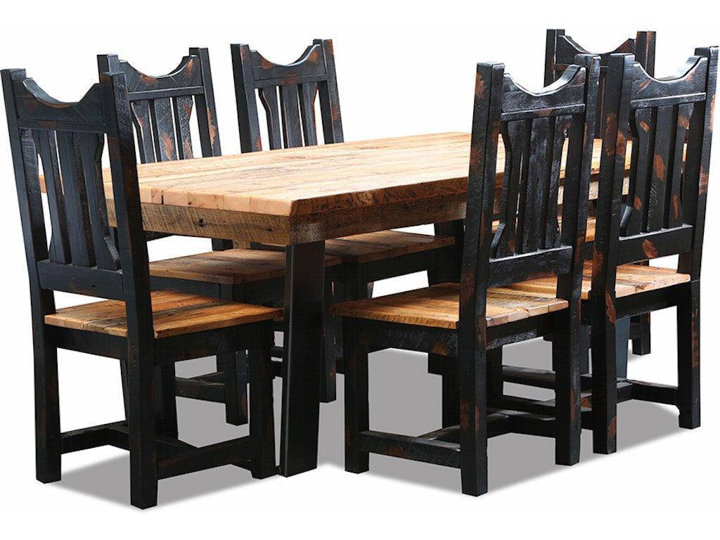 Granary Dining Table With Steel Base